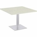 Special-T Hospitality Table, SquareTop, BarHeight, 36inx36inx42in, CrispLinen SCTSIEN3636BHCL